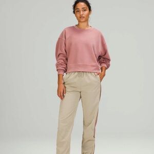 Lululemon Perfectly Oversized Cropped Crew Softstreme Size 8